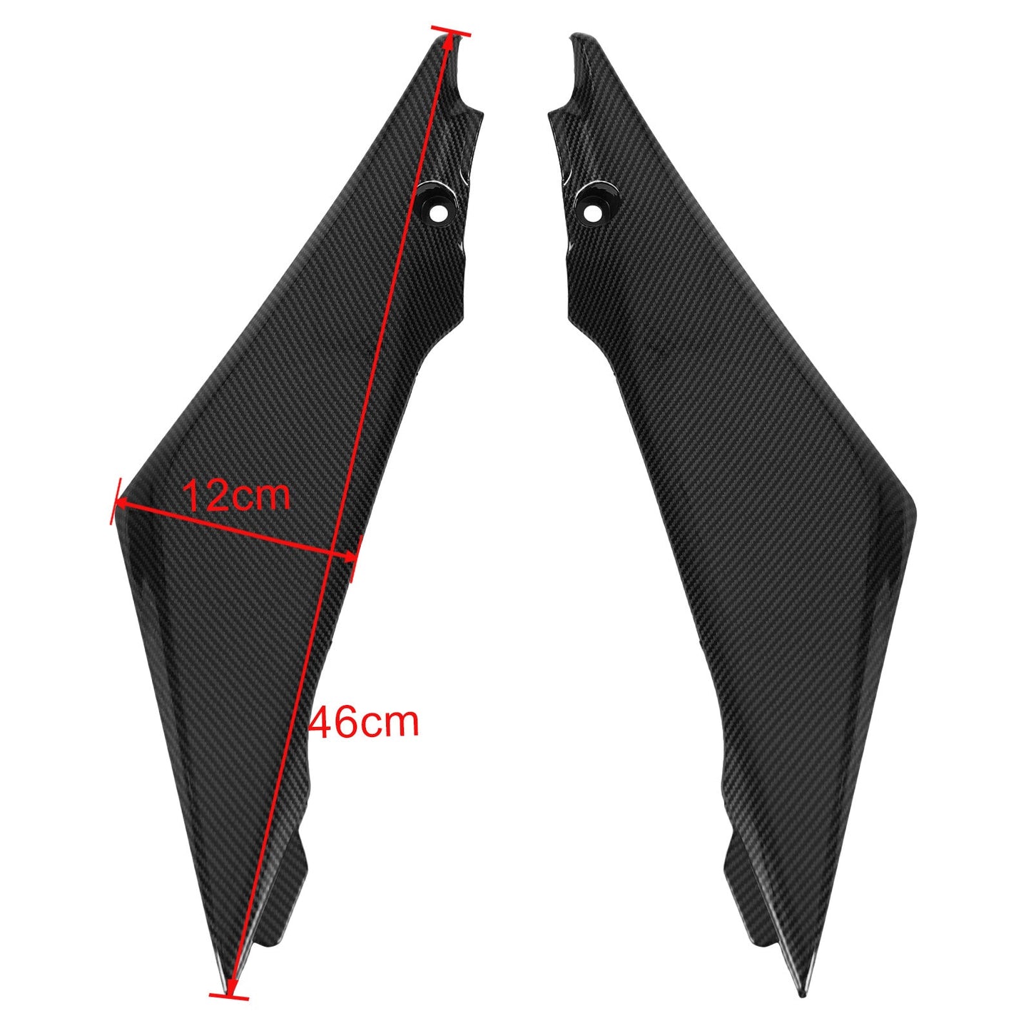 Gas Tank Side Trim Copertura Pannello Carena Cappuccio Per Suzuki GSXR1000 2005-2006 K5 Carbonio Generico