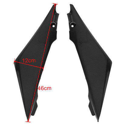 Gas Tank Side Trim Copertura Pannello Carena Cappuccio Per Suzuki GSXR1000 2005-2006 K5 Carbonio Generico