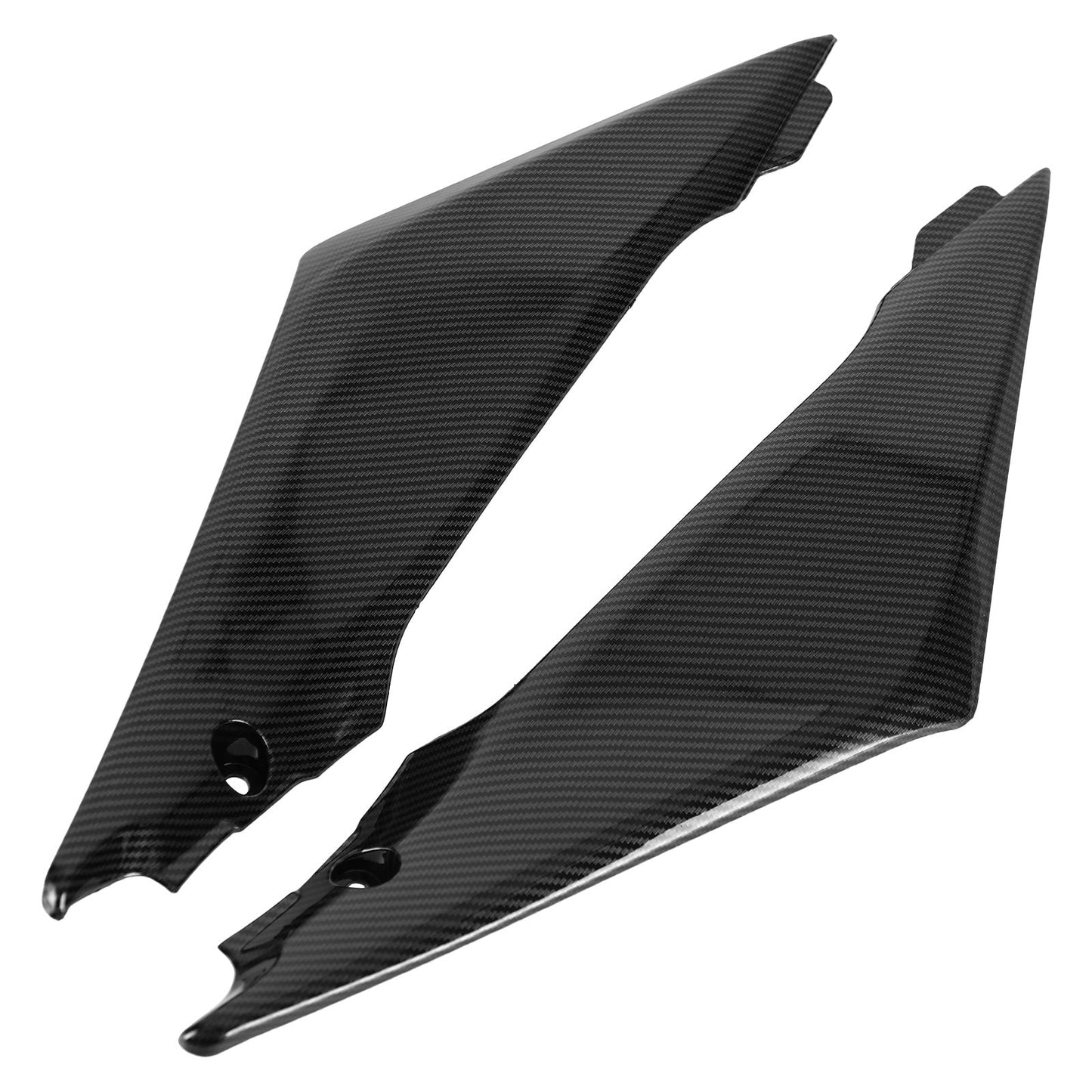 Gas Tank Side Trim Copertura Pannello Carena Cappuccio Per Suzuki GSXR1000 2005-2006 K5 Carbonio Generico