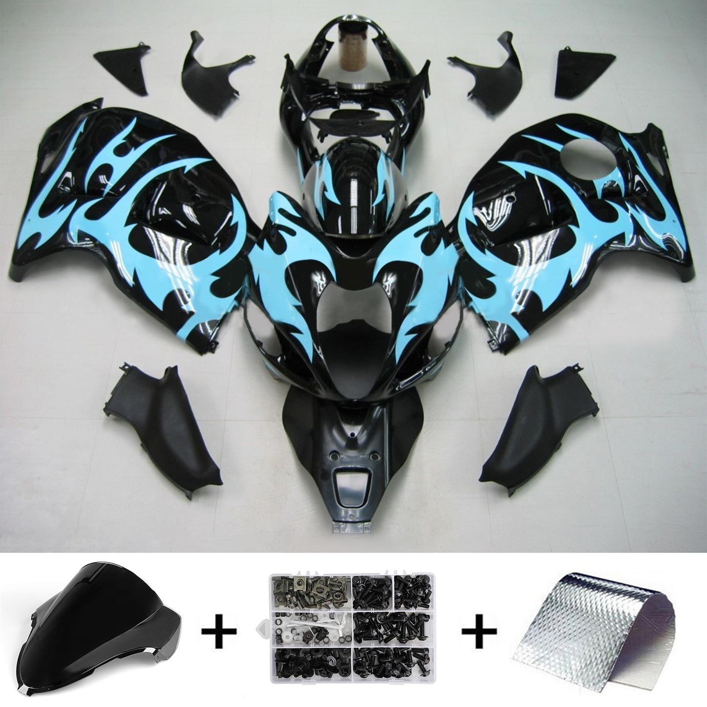 Suzuki Hayabusa GSXR1300 1999-2007 Kit Carenatura Carrozzeria Plastica ABS