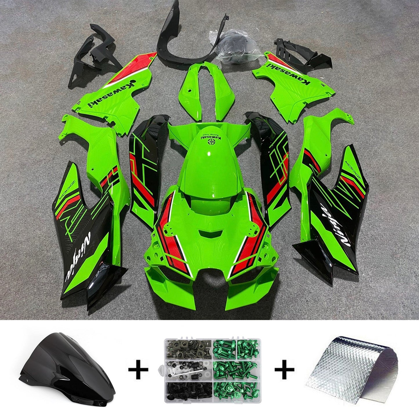 Amotopart Kawasaki ZX-10R ZX10R 2021-2022 Kit carena Carrozzeria ABS