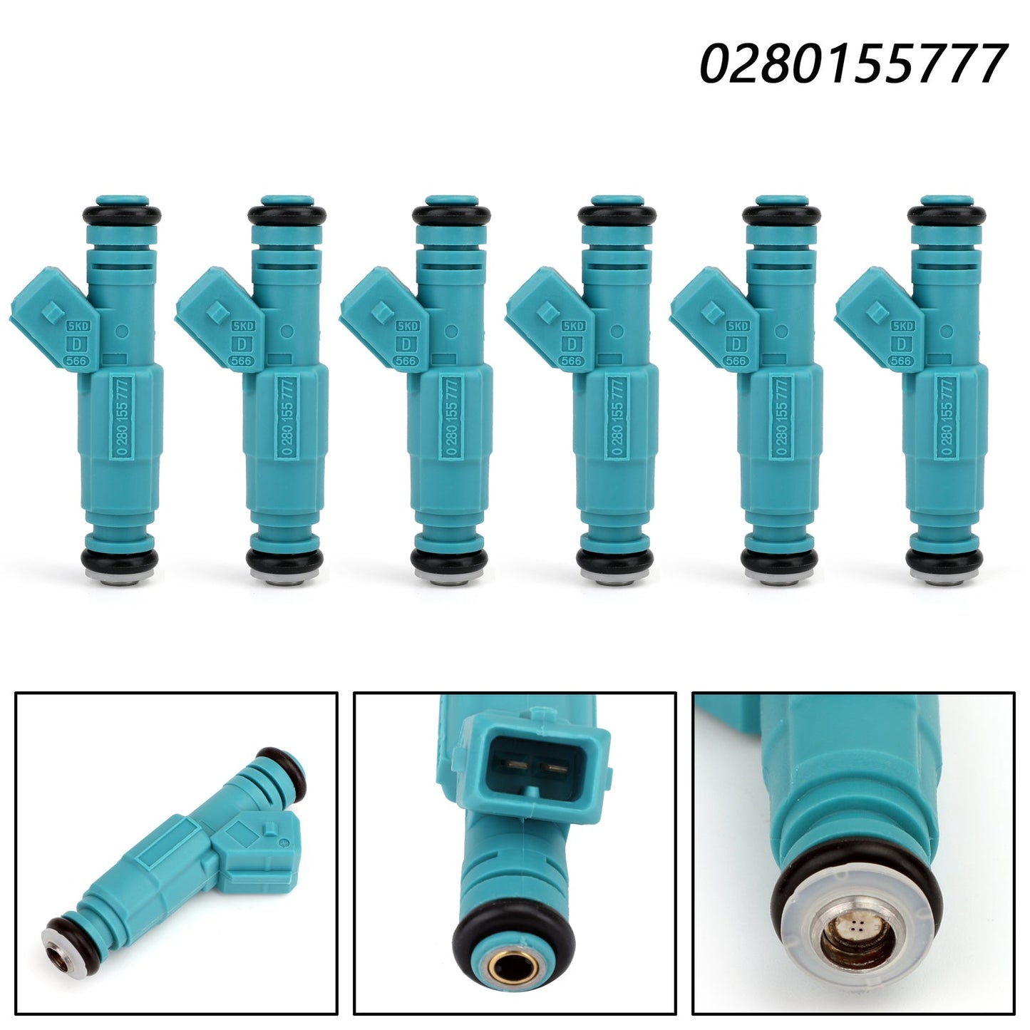 6pcs Iniettori di Carburante Fit Holden Commodore VN VL VQ VP VR VS VT VU VX VY V6 3.8L Generico