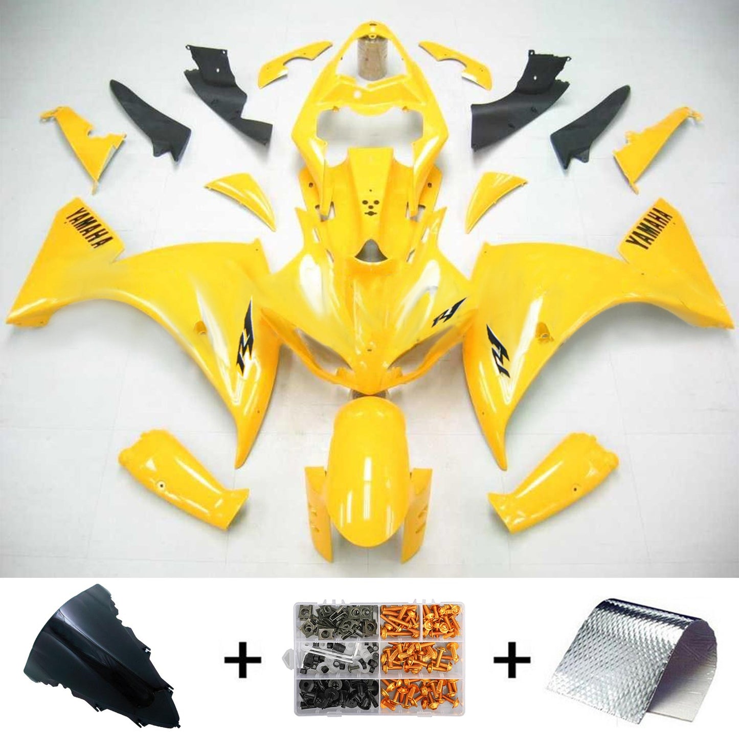 Kit di vendita iniezione Body Plastic Abs Fit per Yamaha YZF 1000 R1 2009-2011