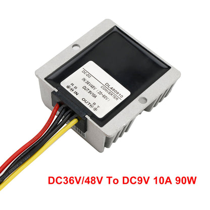 Regolatore di alimentazione del convertitore DC/DC impermeabile da 10 A. 36 V/48 V Step Down a 9 V