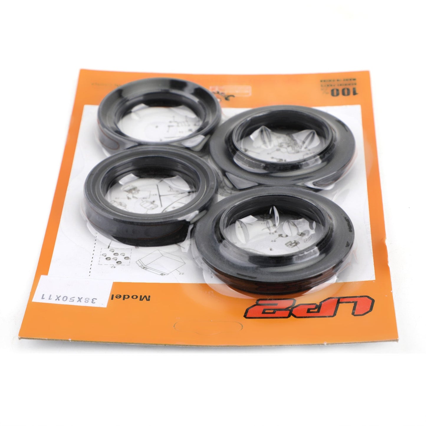 Paraolio forcella anteriore Set polvere d'olio per Honda CR125R 1981 1982 1983 XR250R 1984 1985 Generico