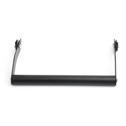 Supporto per smartphone/GPS per montaggio su staffa per parabrezza nero per Kawasaki Versys650 15-19 Generico
