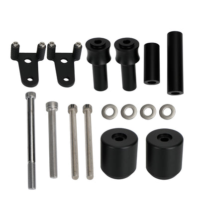 Kawasaki Ninja Z400 18-21 500 2024-2025 Protezione Slider Crash Bobbins Alluminio Nero
