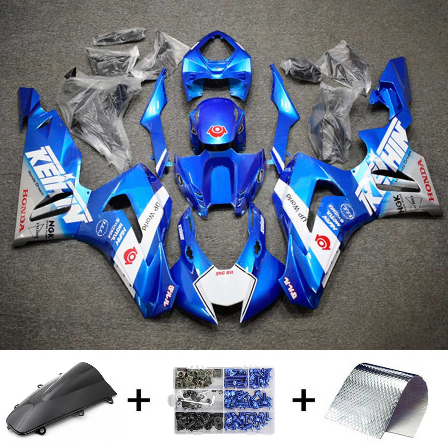 Amotopart Kit carena Honda CBR1000RR-R 2020-2023 Carrozzeria Plastica ABS