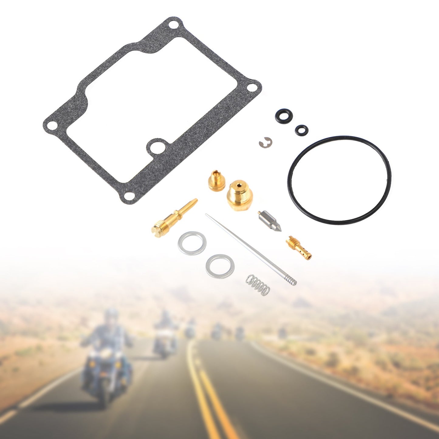 Carburatore Carb Rebuild Repair Kit adatto per Suzuki GT 380 GT380 1973-1977 Generico