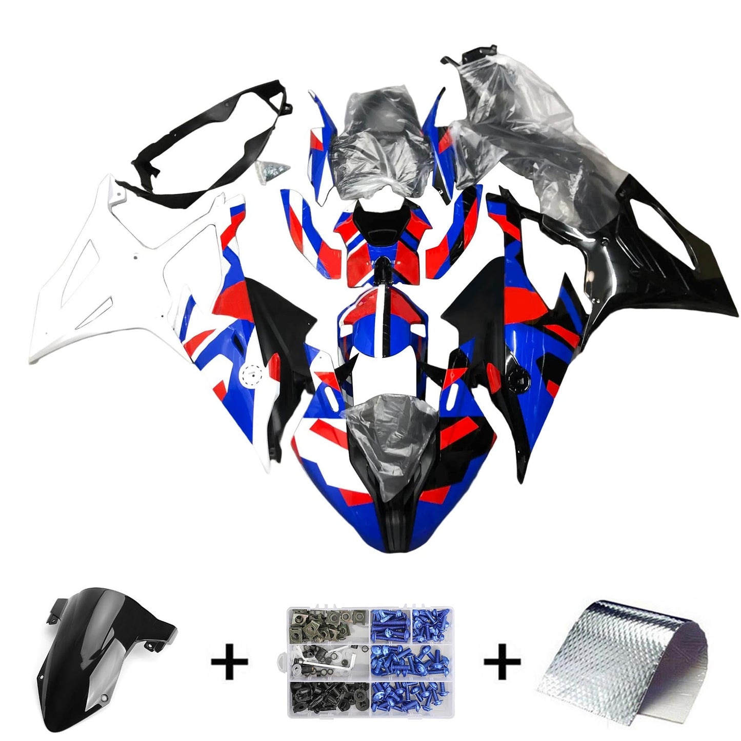 Amotopart BMW M1000RR S1000RR 2019-2022 Kit Carenatura Carrozzeria Plastica ABS