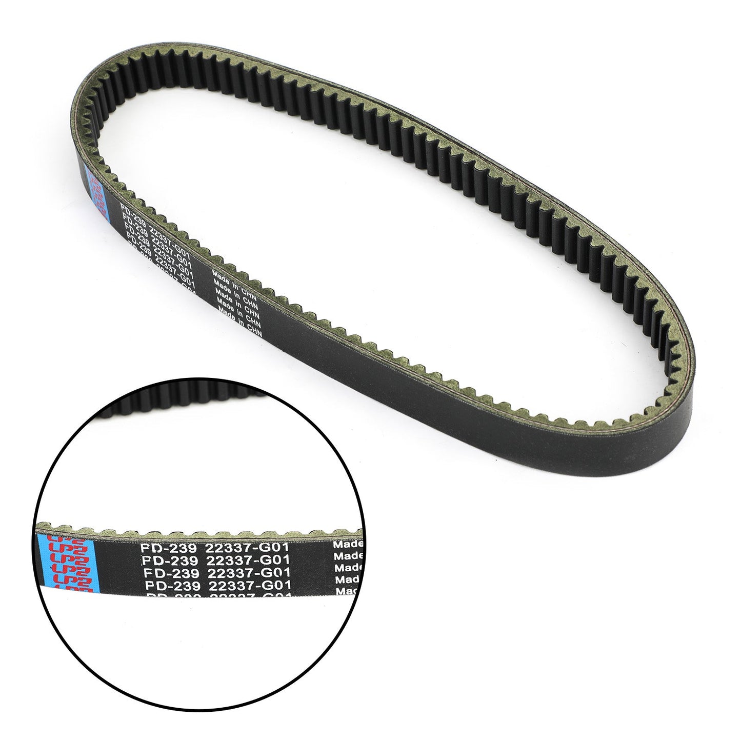 Cinghia di trasmissione adatta per EZ-GO Elec Marathon 2-Cycle Gas Golf Cart 1989-1991 22337G1 Generico