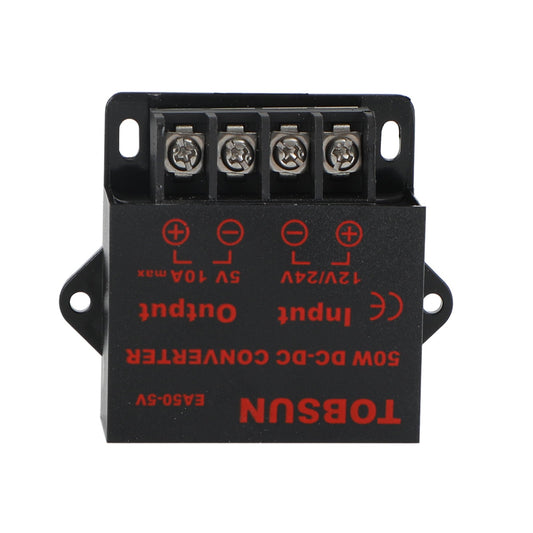 Regolatore di tensione CC Convertitore buck CC 12/24 V a 5 V 10 A 50 W Riduttore step-down