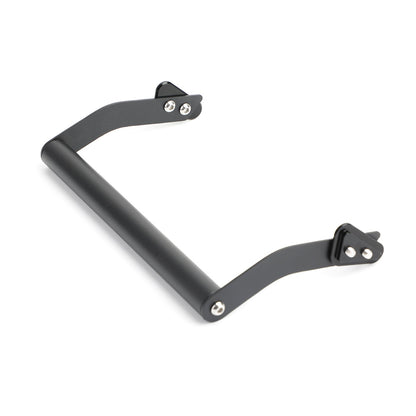 Supporto per smartphone/GPS per montaggio su staffa per parabrezza nero per Kawasaki Versys650 15-19 Generico