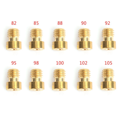 10/set Round Head Main Jet 4mm GY6 50cc 139QMB Scooter Moped Keihin Carb 82-105