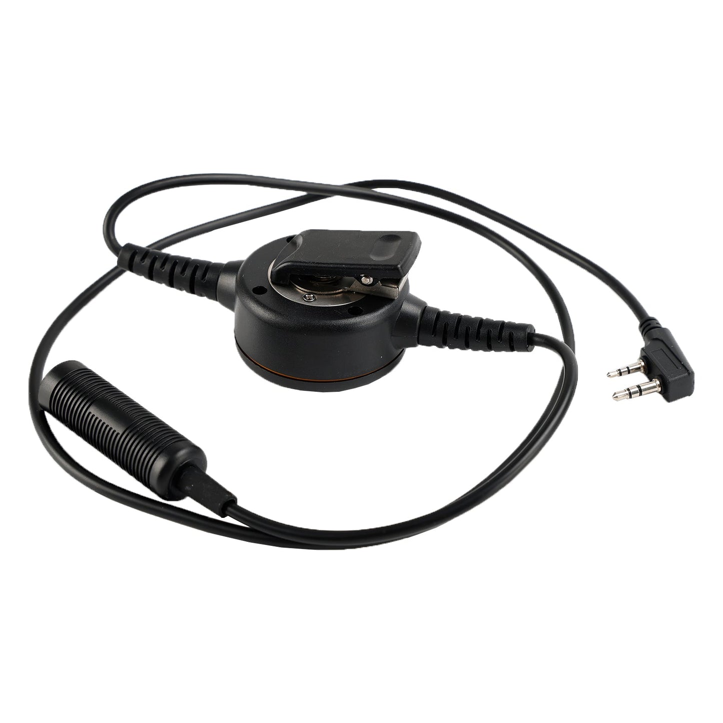 Cuffia tattica per gola con spina grande da 7,1 mm a 6 pin U94 PTT per TH-D7 TH-F6 TH-K2 TH-21