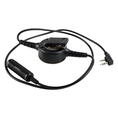 Cuffia tattica per gola con spina grande da 7,1 mm a 6 pin U94 PTT per TH-D7 TH-F6 TH-K2 TH-21