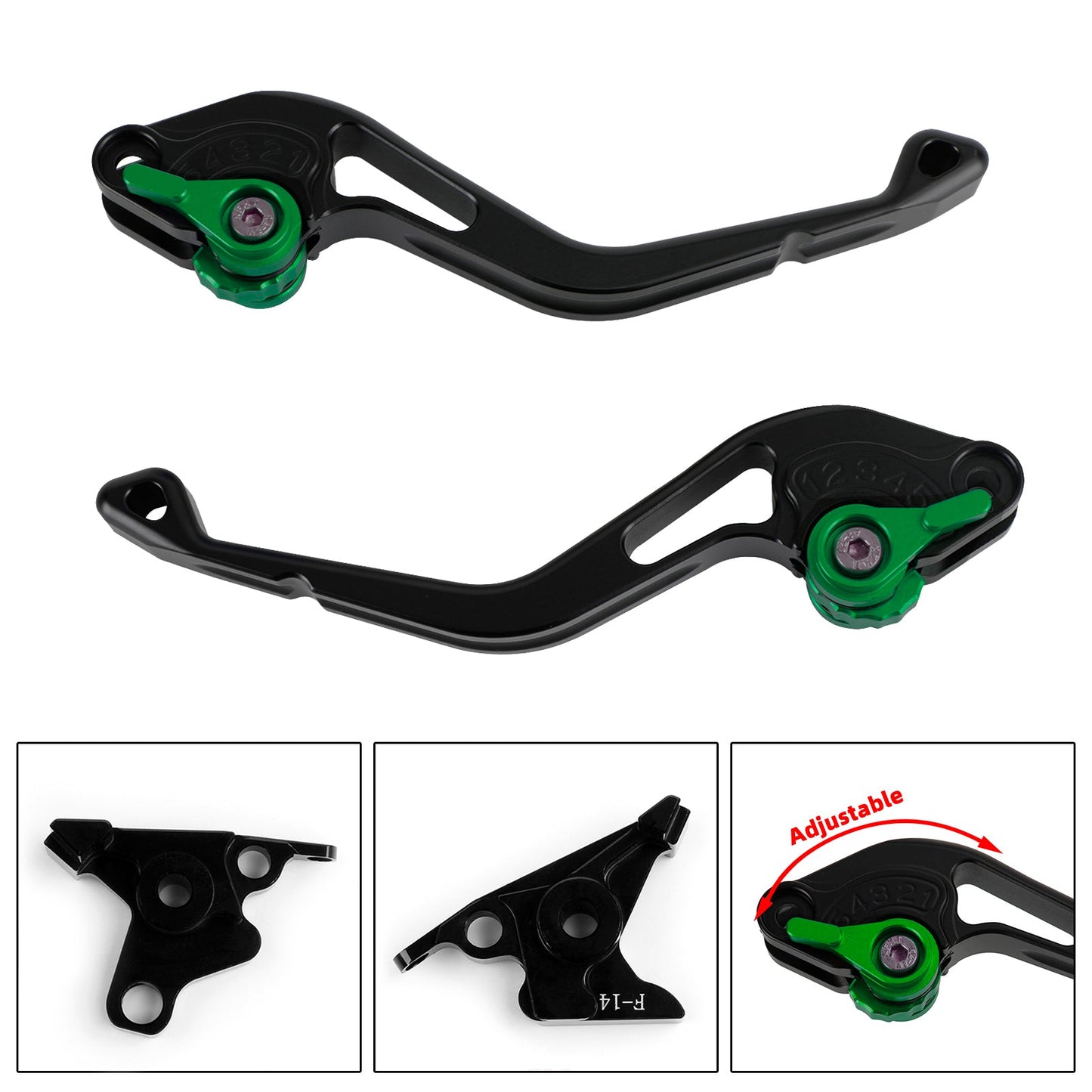 Kawasaki ZRX1100 ZZR1200 ZX7R ZG1000 NUOVA Leva freno frizione corta
