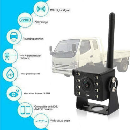 WiFi Wireless Car Truck RV Trailer Vista posteriore Telecamera di backup CCTV per iOS Android