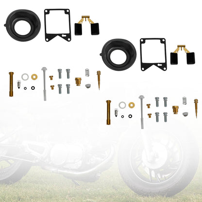 2X Yamaha Virago 750 XV750 1981-1983 Carburatore Ricostruzione Kit di Riparazione