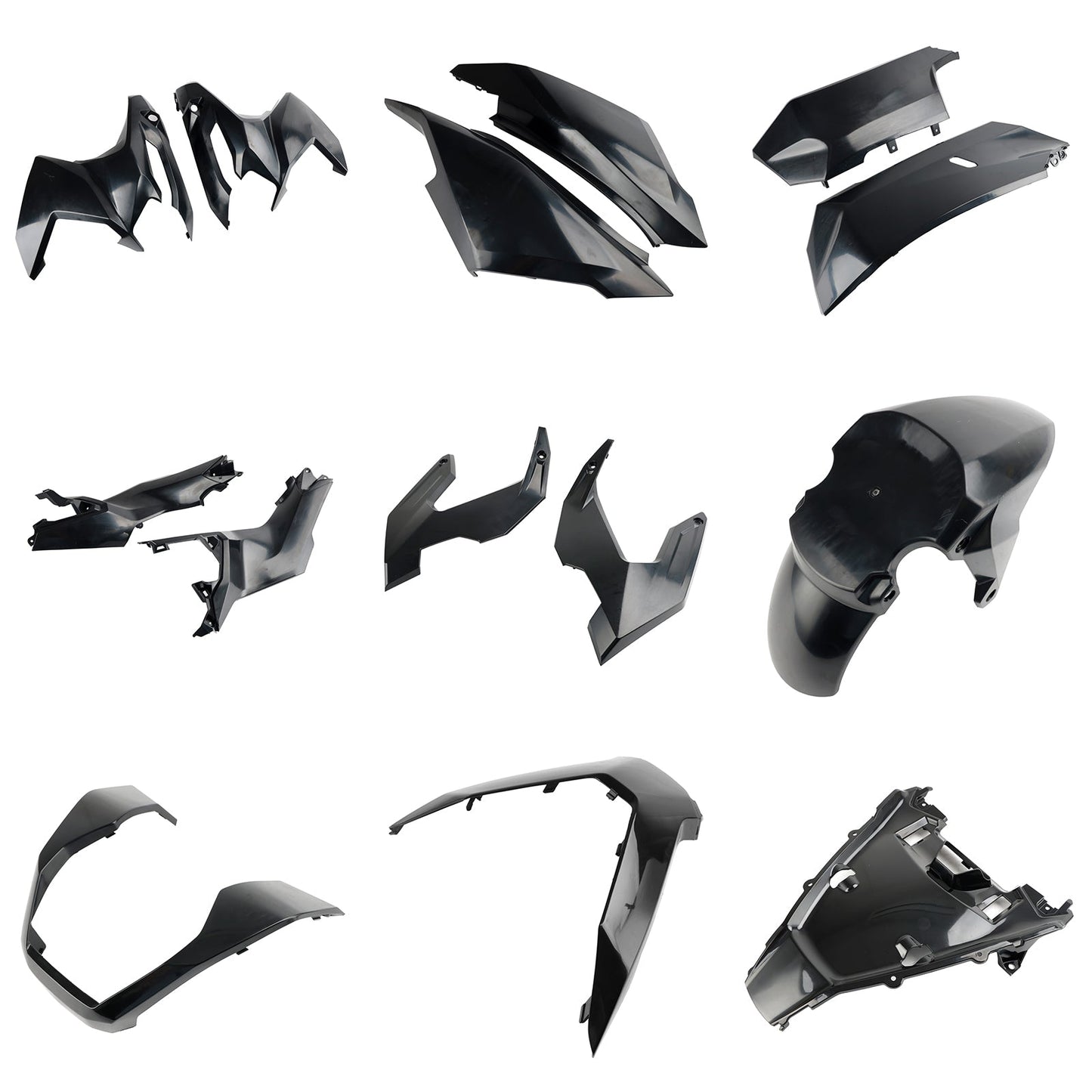 Honda ADV 160 2023-2024 Carrozzeria Carena Stampaggio ad iniezione ABS Non verniciato
