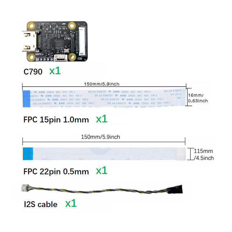 Modulo HDMI a CSI-2 C790 Scheda di espansione HDMI IN a CSI C0779 Pikvm