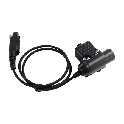 7.1-A3 Cuffia a tubo singolo trasparente a 6 pin U94 PTT per STP8040 STP8080 STP9000