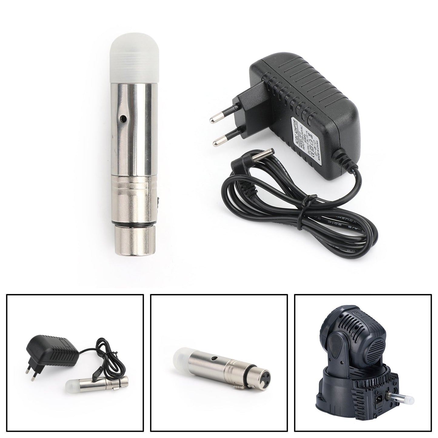 DMX512 Wireless Trasmettitore Ricevitore DMX Controller 2.4G Stage Lighting EU