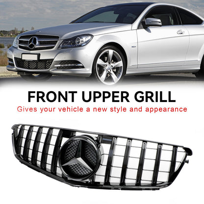 2008-2014 Benz Classe C W204 C300 C350 GTR Stile Griglia Paraurti Anteriore Griglia