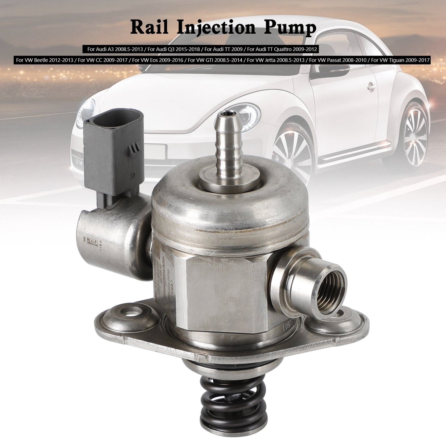 2009 Audi TT / 2009-2012 Audi TT Quattro Pompa carburante ad alta pressione 06H127025N