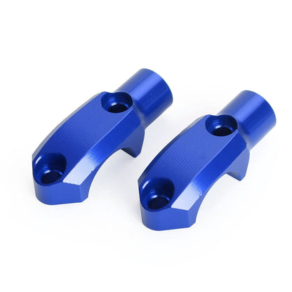 Alluminio CNC 7/8" 22mm Morsetto pompa freno anteriore 10mm Adattatore per montaggio specchio Generico