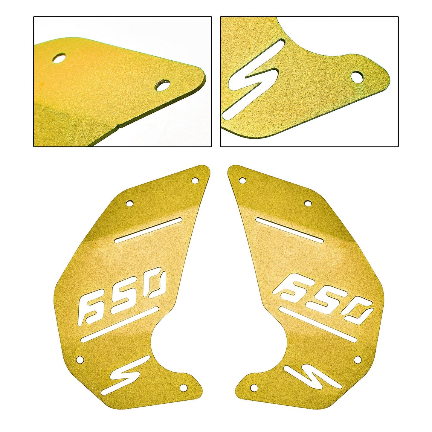 Piastra di copertura del motore pannello laterale oro per Kawasaki Vulcan S En650 Vn650 2015-2022 Cafe