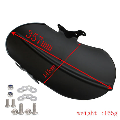 Parafango Anteriore Corto Adatto Per Bonneville Speedmaster Bobber Nero 1200 2018-2021 Generico