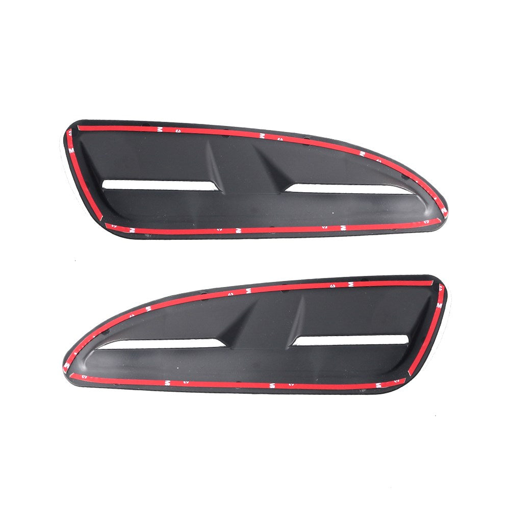 Prese d'aria per cofano in plastica ABS Finitura nera lucida per Jaguar Xkr Style Rs Vxr Ford Bmw
