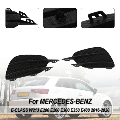 Mercedes Classe E W213 2 pezzi griglia paraurti fendinebbia griglia griglia rivestimento rivestimento