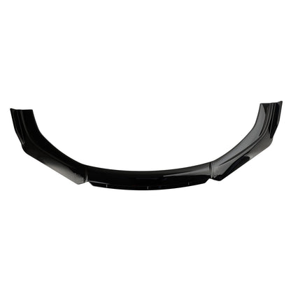 4 pezzi protezione diffusore splitter kit corpo labbro paraurti anteriore universale per auto nero