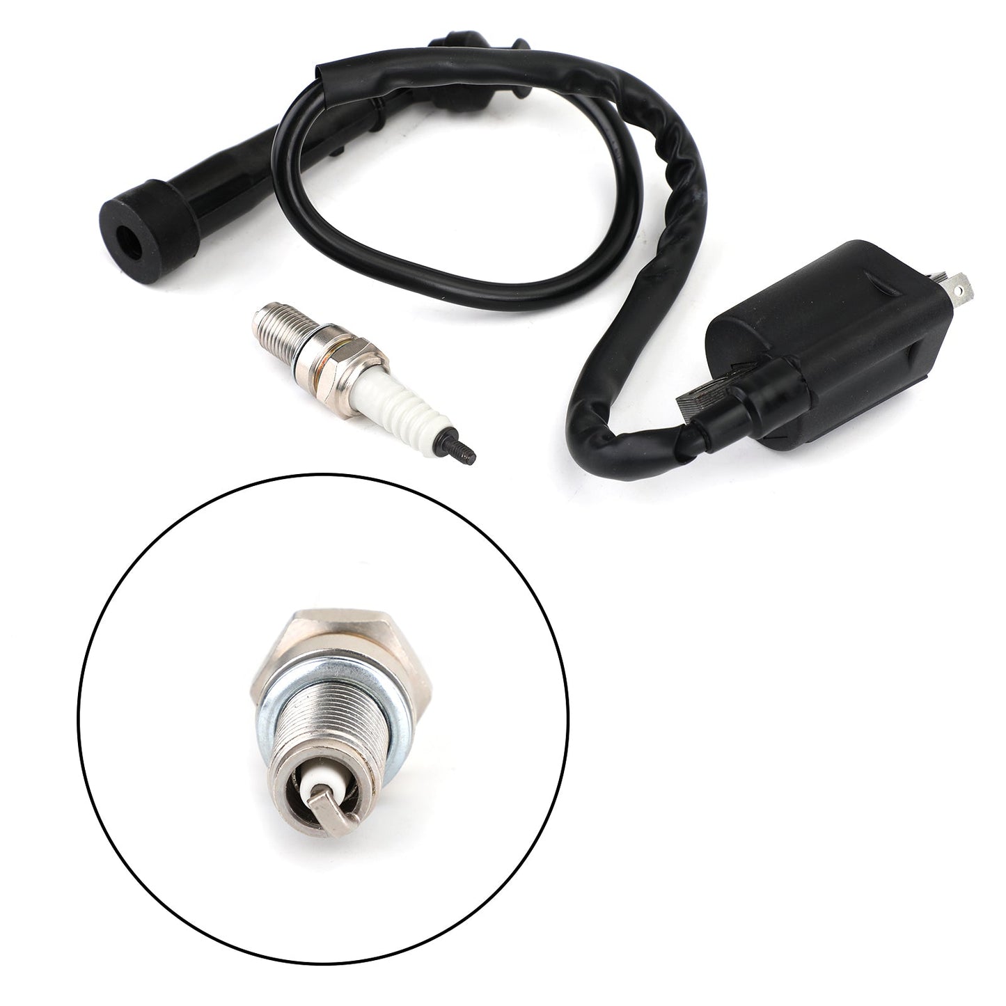 Bobina di accensione Premium Candela adatta per Yamaha Raptor 660R YFM660R Grizzly 660 Generico