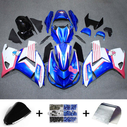 Amotopart Kawasaki ZX14R 2006-2011 Kit carena Carrozzeria Plastica ABS