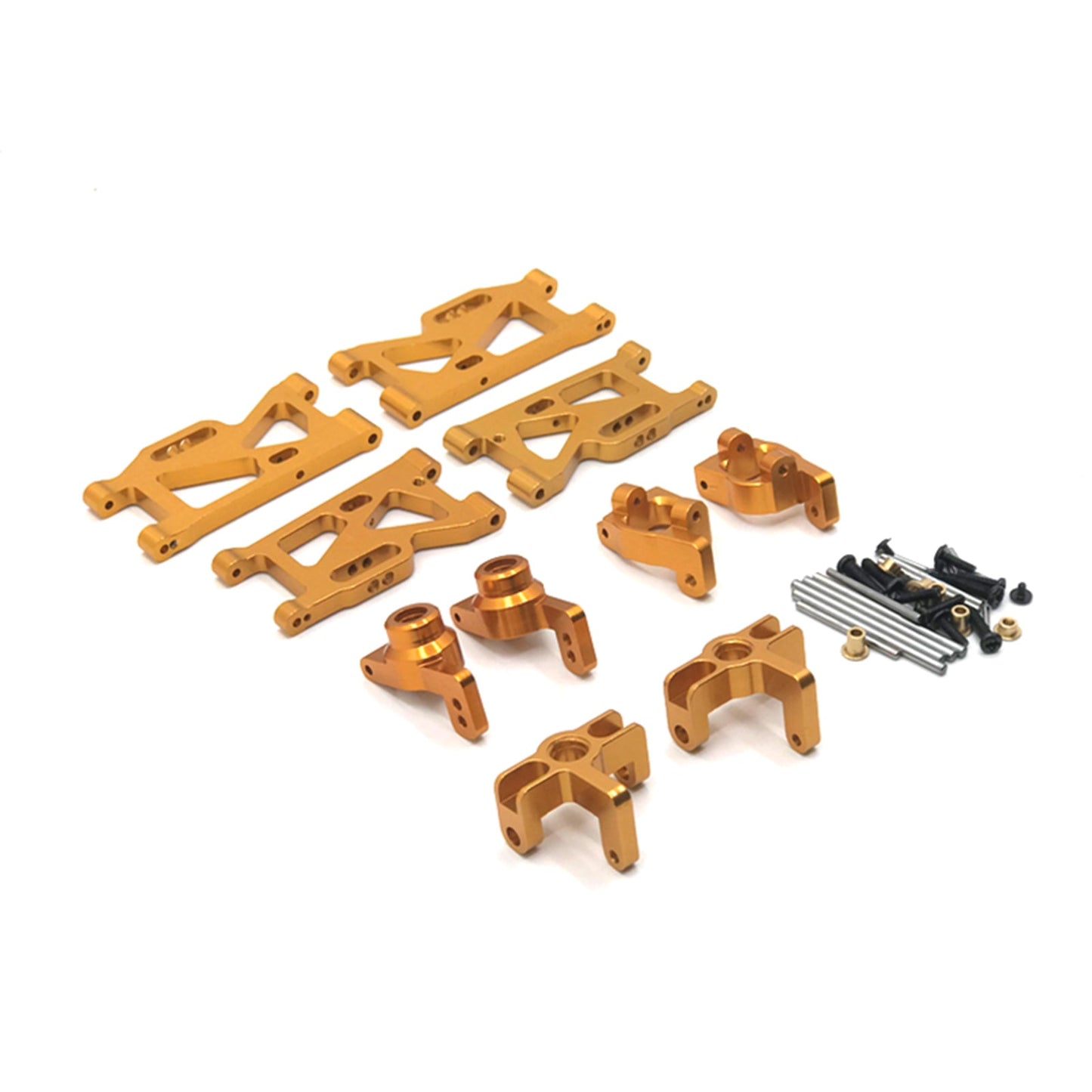 Set forcellone anteriore posteriore per Wltoys 124016 124017 124018 124019 144001-02 RC Car