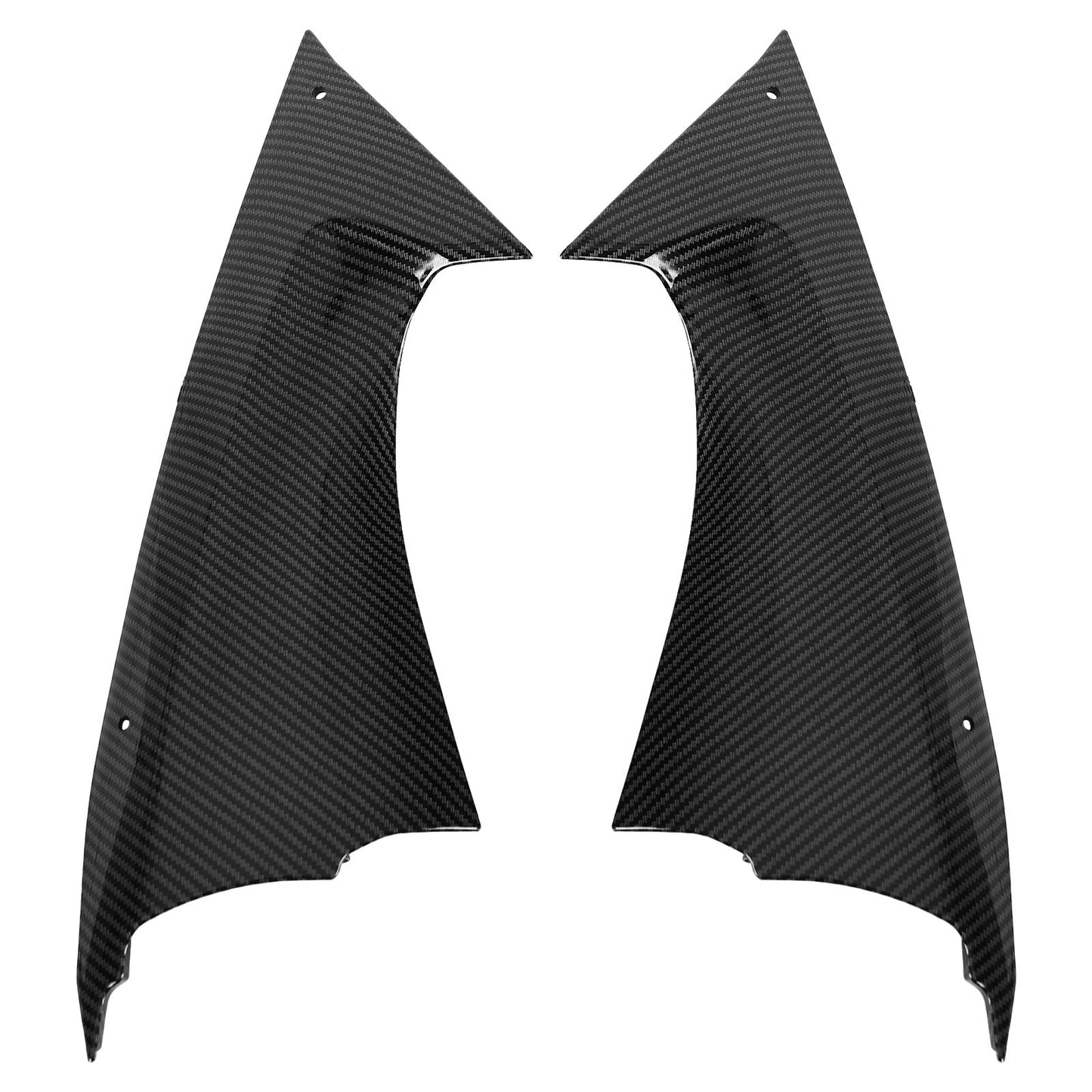 Pannello di copertura laterale del serbatoio del gas Trim carenatura per Yamaha YZF YZFR6 R6 2008-2014 Carbonio generico