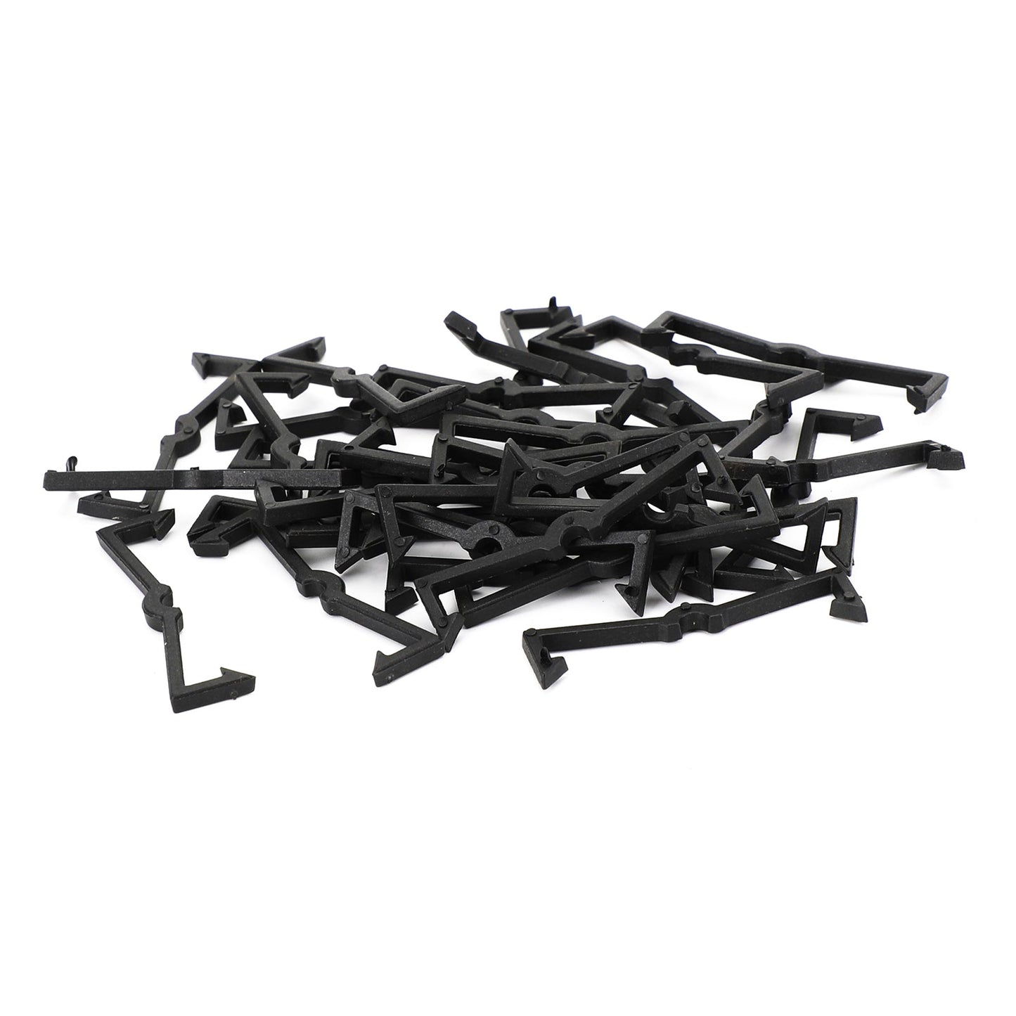 32 pezzi clip di fissaggio in plastica gancio per serrature a bordo per garage organizzazione generica
