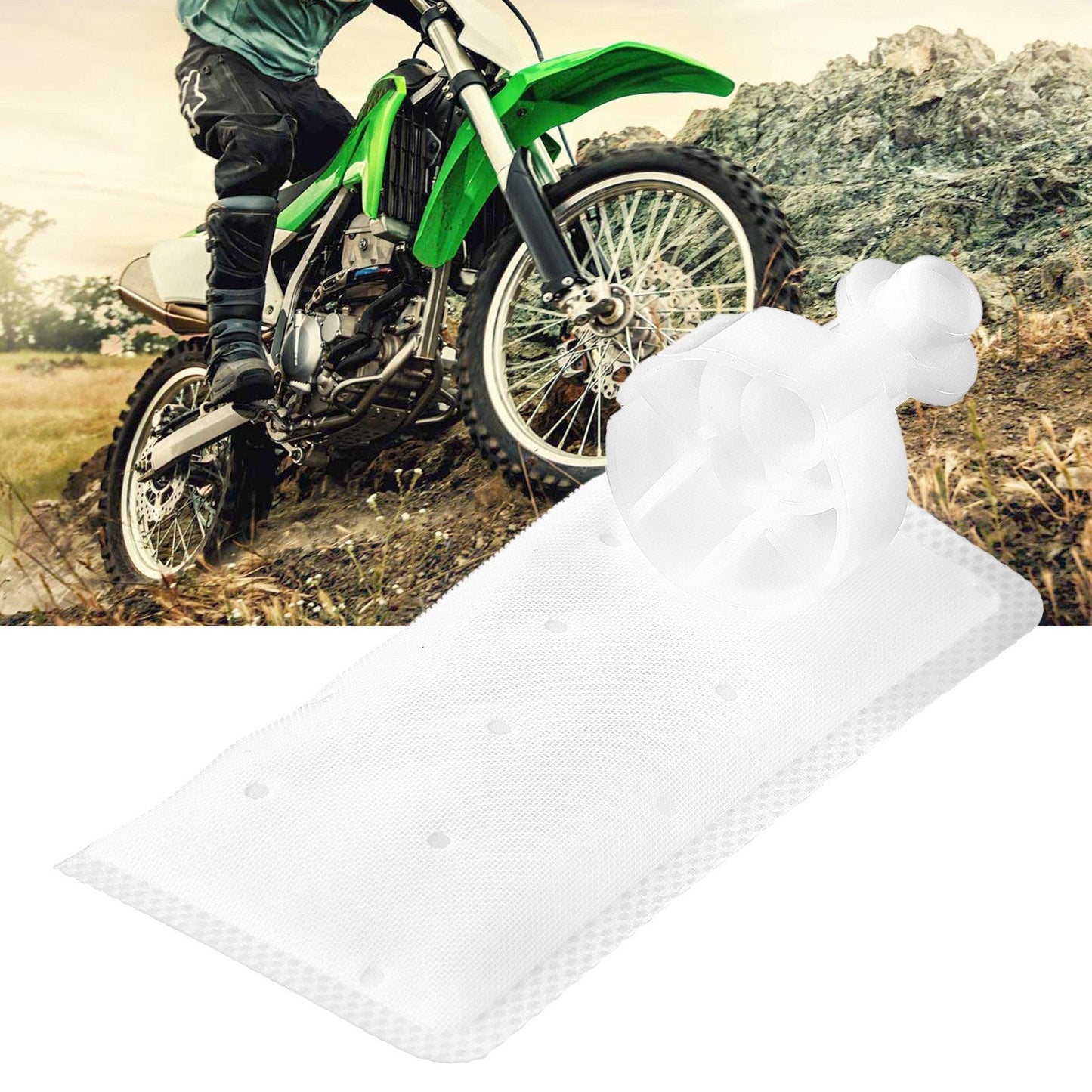 Filtro filtro pompa benzina per Kawasaki KLX125 KLX300R KLE650 #15420-33H00 Generico