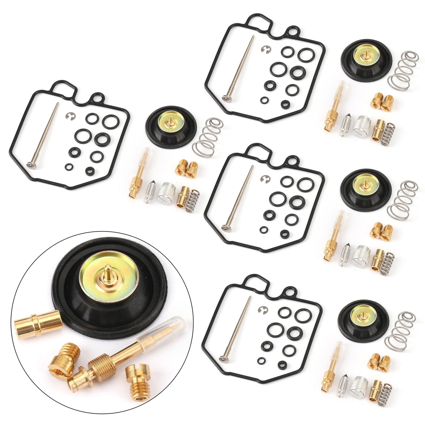 4 kit di riparazione carburatore set valvola di interruzione aria per Honda CB750K 1980-82 sostituire 18-2795 generico