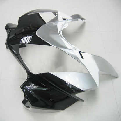 Amotopart 2002-2012 Honda VFR800 Sliver e kit di carenatura nera