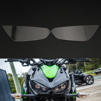 Protezione della protezione della lente del faro anteriore adatta per Kawasaki Z1000 Z1000R 14-21 fumo generico