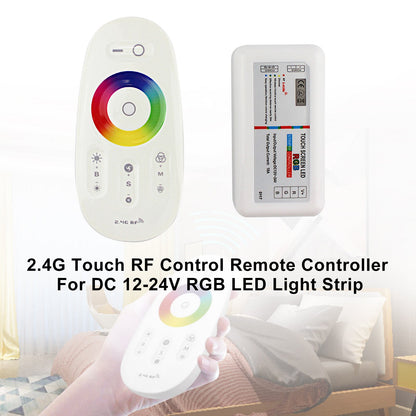 Telecomando 2.4G Touch RF Control per striscia luminosa a LED RGB DC 12-24V