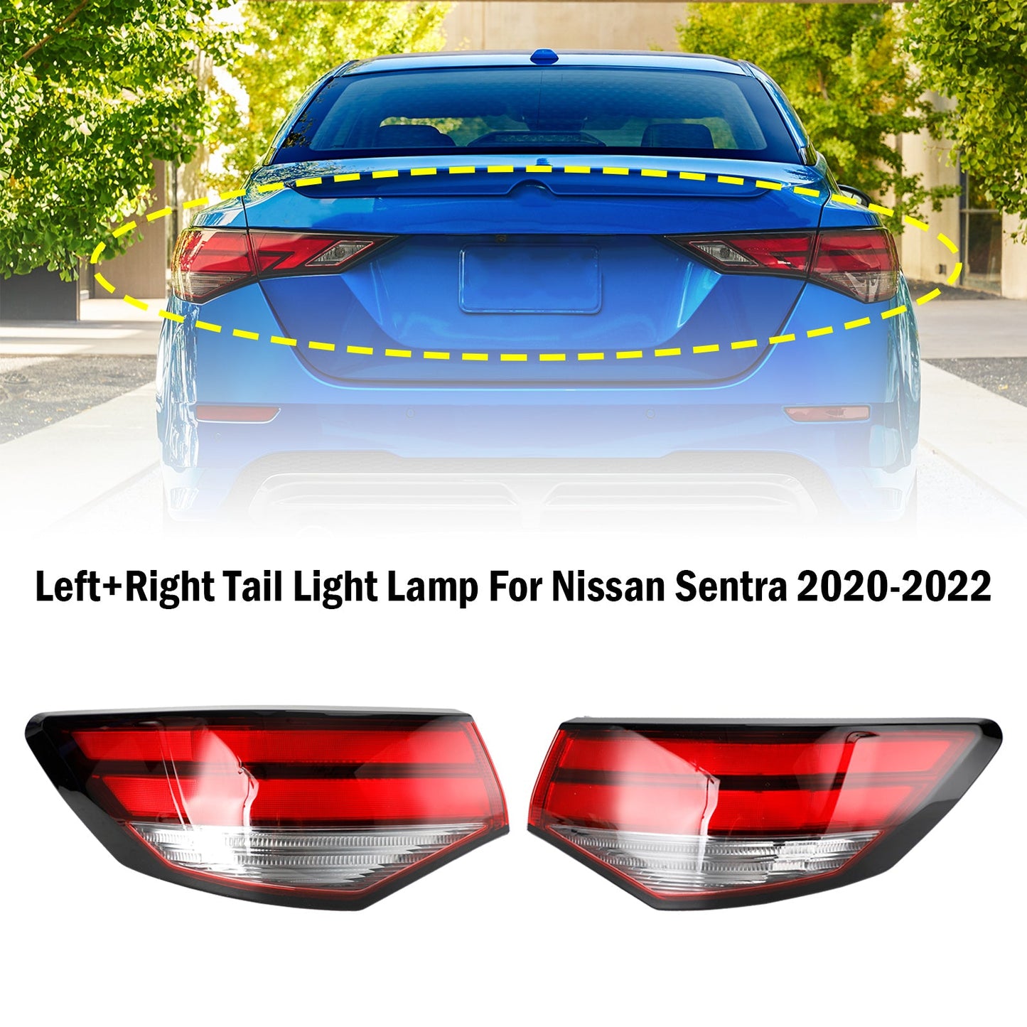 Nissan Sentra 2020-2022 Fanale posteriore sinistro + destro