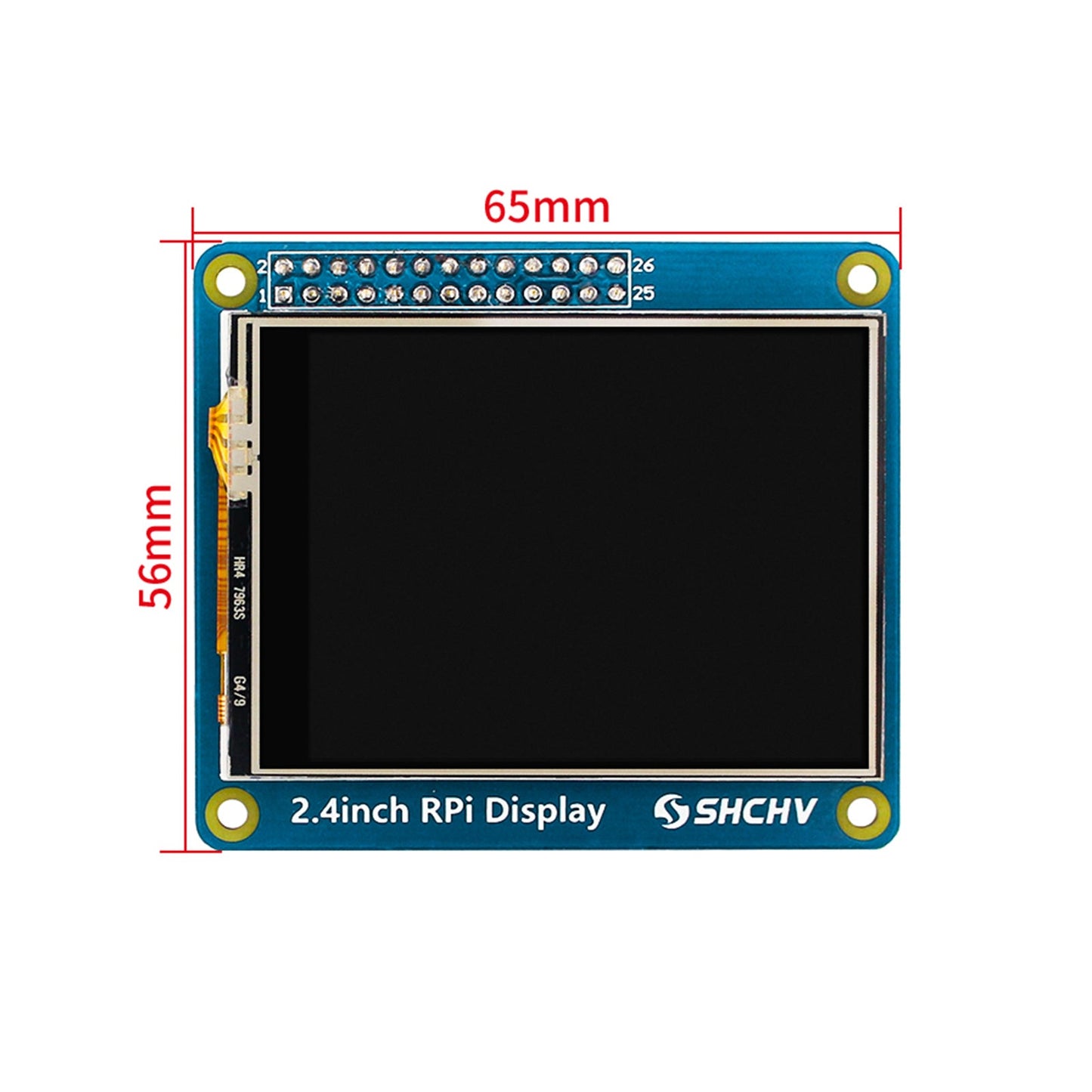 Display a LED da 2,4 pollici 320 * 240 Pixel adatto per Raspberry Pi 4B 3B+ Zero 2 W