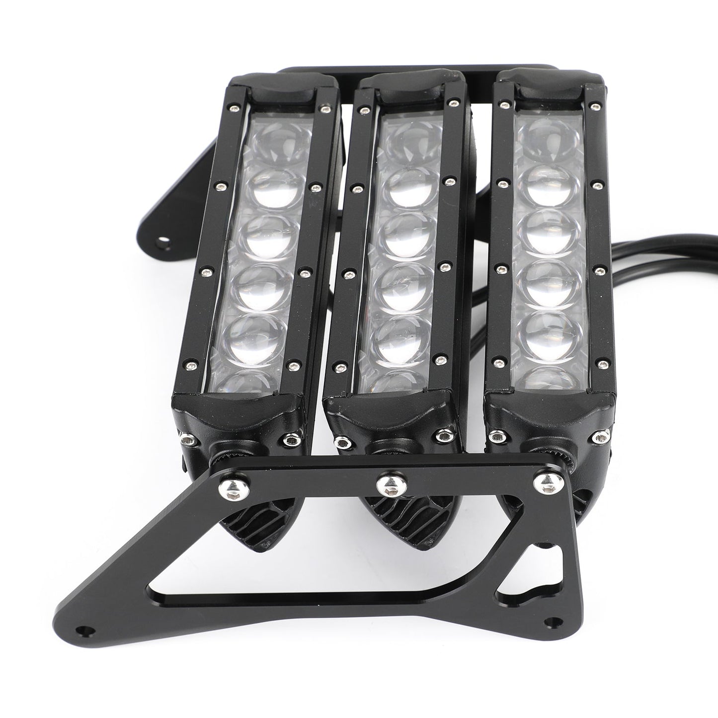 Faro anteriore a LED modificato a 3 file per Honda MSX125/SF Grom 125 2013-2019