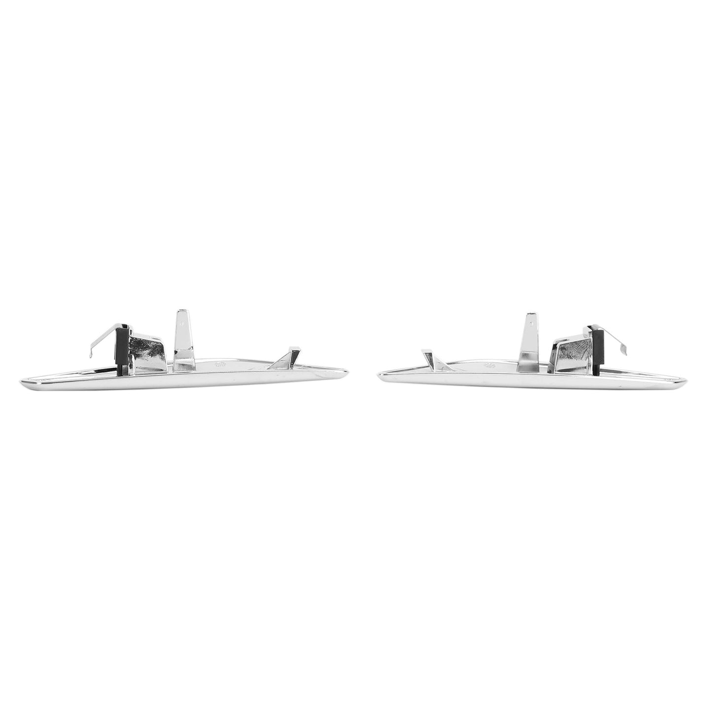 Coppia finiture cromate per parafanghi anteriori 51117338569/570 per BMW F25 F26 X3 generico