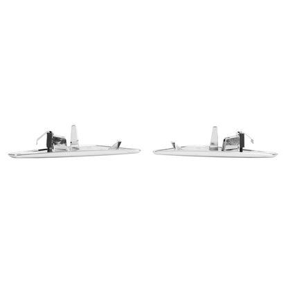 Coppia finiture cromate per parafanghi anteriori 51117338569/570 per BMW F25 F26 X3 generico